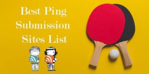 list of link submission sites